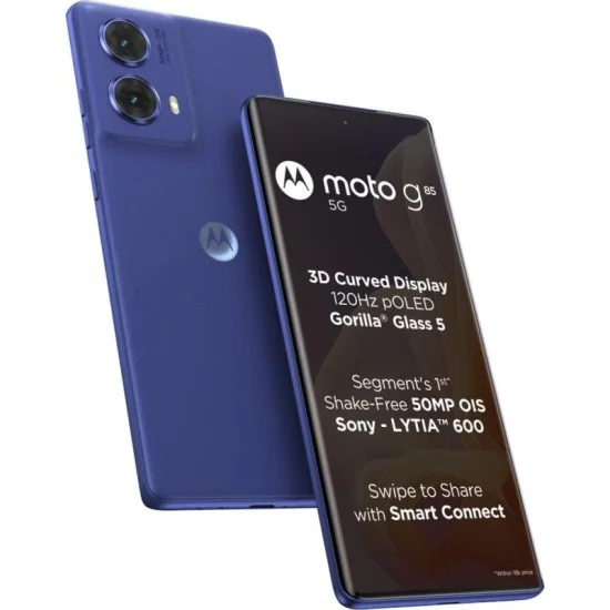 Motorola Moto G85 5G Phone 256GB 12GB RAM 6.67-inch – Cobalt Blue